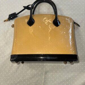 Louis Vuitton Purse Gold and Black Accent USED